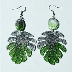 Handmade resin earrings